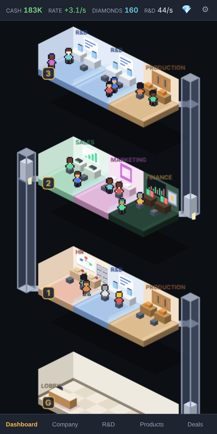 The Rise Inc tower, floor by floor